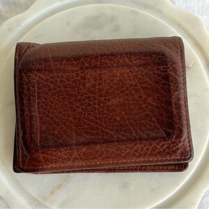 Coach Wallet Brown Leather Cognac? Bifold ID Cards Bills Men’s